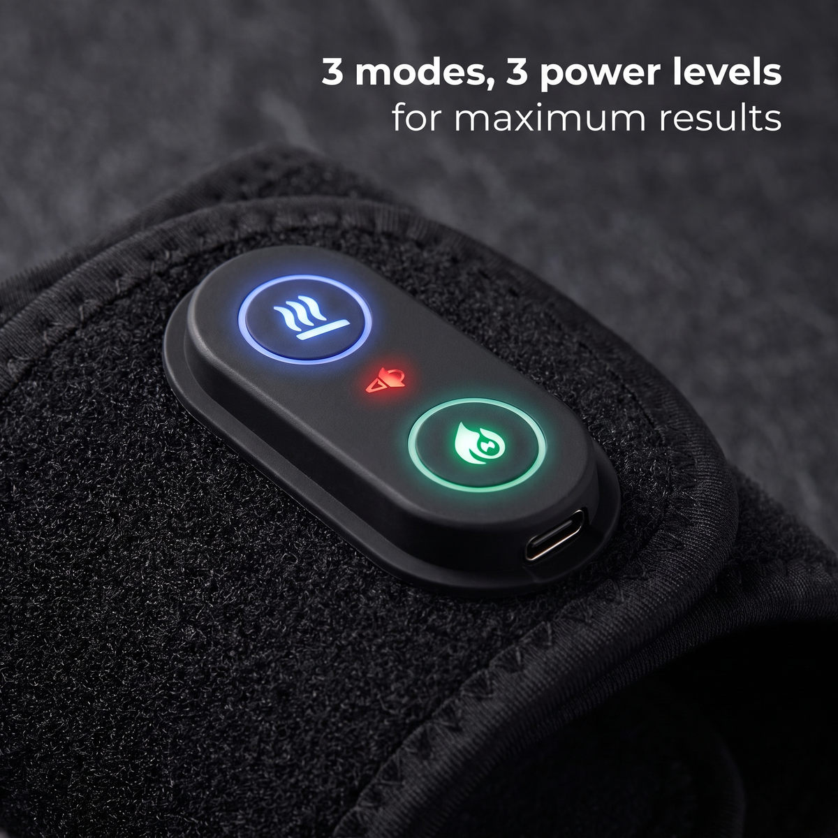 3 modes, 3 power levels